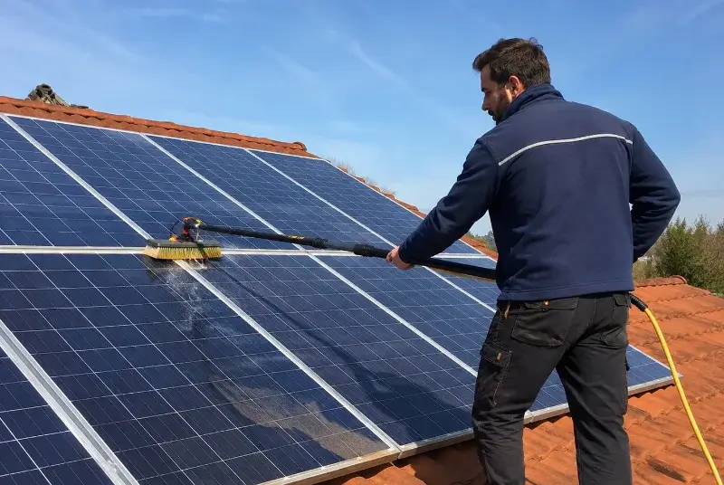 Nettoyage et entretien de panneaux solaires à Escueillens-et-Saint-Just-de-Bélengard